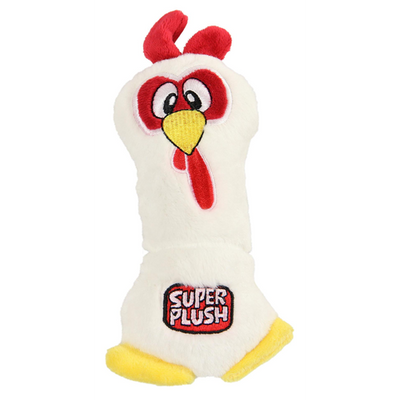 Swisspet Coq en super peluche, blanc 9x4.5x15cm - MyStetho Veterinary