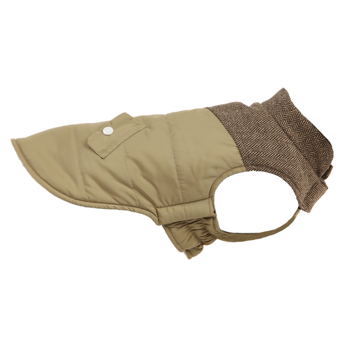 TrendLine Hundemantel Oban XL, beige L=40cm, Brust=55-60cm, Hals=42cm - MyStetho Veterinary