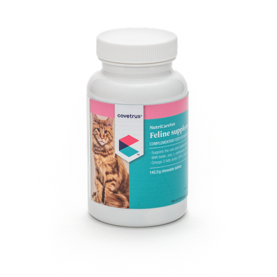 Covetrus NutriCareVet Skin & Coat Support comprimés à croquer pour chat 190 Kautabletten - MyStetho Veterinary