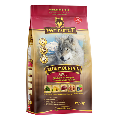 Wolfblut Canine Adult Blue Mountain - gibier avec pomme de terre 12.5kg - MyStetho Veterinary