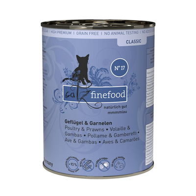 Catz Finefood No. 17 avec volaille &amp; crevetten, 400g - MyStetho Veterinary