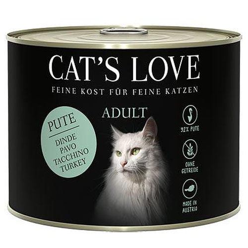 CAT&#039;S LOVE Adult Dinde pure, 200g - MyStetho Veterinary