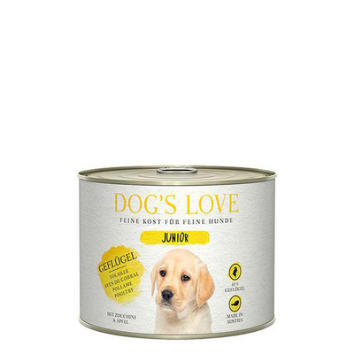 Dog&#039;s Love Junior volaille, courgette &amp; pomme 200g - MyStetho Veterinary