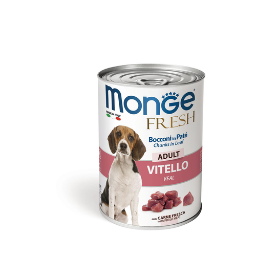 Monge Dog FRESH Adult Veal 400g - MyStetho Veterinary