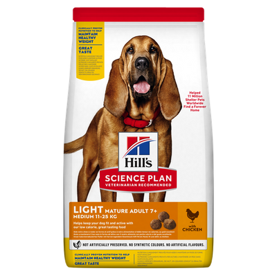 Hill's Science Plan Light Medium Mature Adult 7+ Chicken 2.5 kg - MyStetho Veterinary