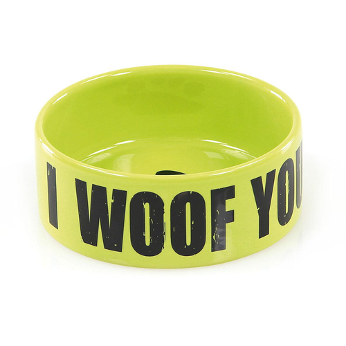 Swisspet Ecuelle en céramique I WOOF YOU,  M: 500ml - MyStetho Veterinary