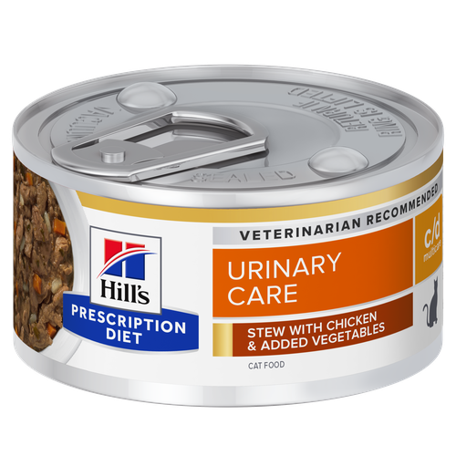Hill's Prescription Diet c/d Multicare Chicken and vegetables stew can 82 g - MyStetho Veterinary