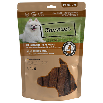 Chewies Mini bandes volaille 70g - MyStetho Veterinary