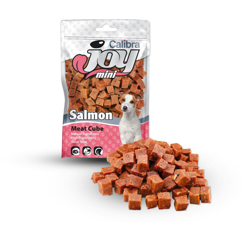 Calibra Joy Dog Mini Salmon Cube 70g - MyStetho Veterinary