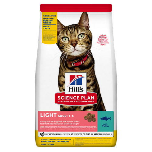 Hill's Science Plan Light Adult Tuna 1.5 kg - MyStetho Veterinary