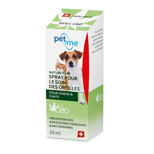 Pet+me Spray p.le soin des oreilles,20ml - MyStetho Veterinary