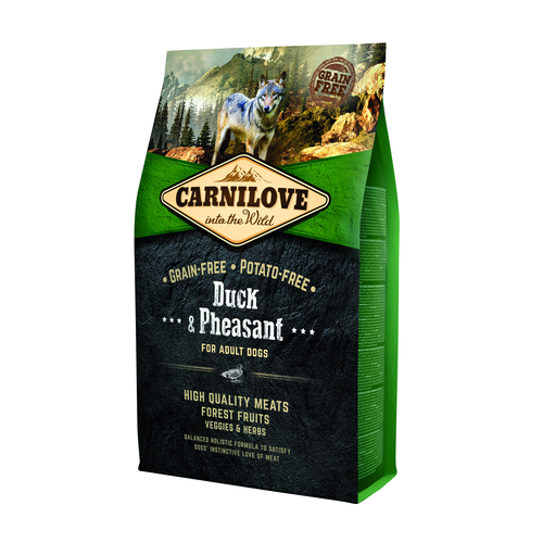 Carnilove Dog Adulte - Canard & Faisan 4kg - MyStetho Veterinary