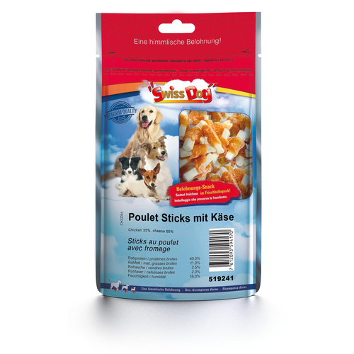 SwissDog Sticks au poulet avec fromage - MyStetho Veterinary