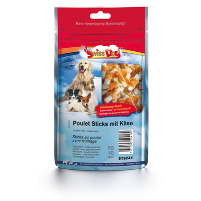 SwissDog Sticks au poulet avec fromage - MyStetho Veterinary