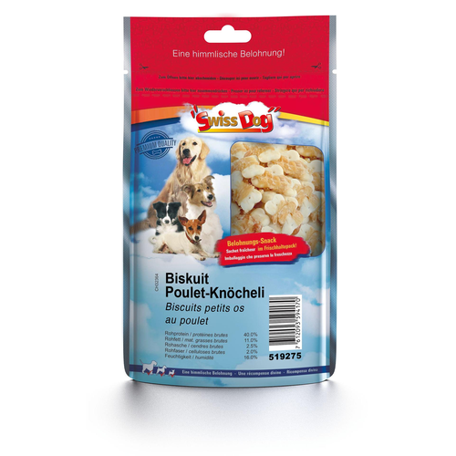 SwissDog Biscuits os au poulet - MyStetho Veterinary