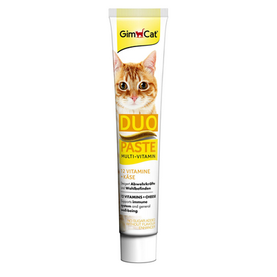 GimCat Multi-Vitamin m. Käse 50g Duo-Paste, Multi-Vitamin 12 Vit - MyStetho Veterinary