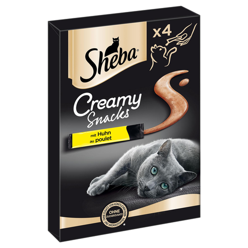 Sheba Creamy Snacks Huhn 4x12g - MyStetho Veterinary