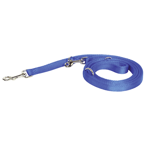 Laisse 3 pos. bleu 2.5 cm x 1.8 m - MyStetho Veterinary