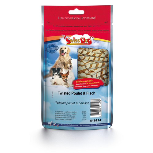 SwissDog Twisted poulet &amp; poisson - MyStetho Veterinary