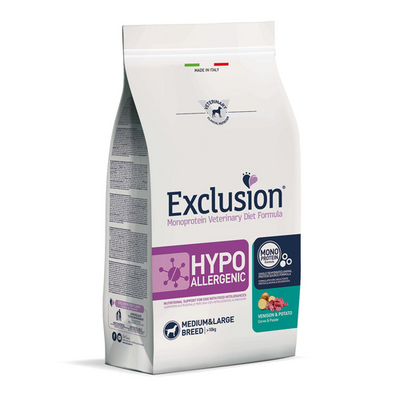 Exclusion Dog VET Adu Med&amp;L Venison 12kg - MyStetho Veterinary