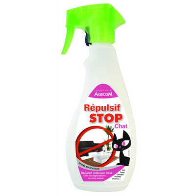 Stop spray répulsif intérieur chat  500 ml - MyStetho Veterinary