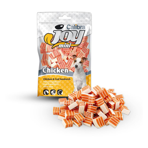 Calibra Joy Dog Mini Chicken & Cod Sandwich 70g - MyStetho Veterinary