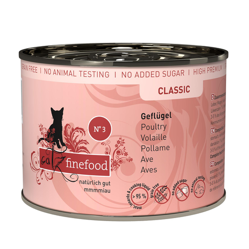 Catz Finefood No. 3 avec volaille, 200g - MyStetho Veterinary