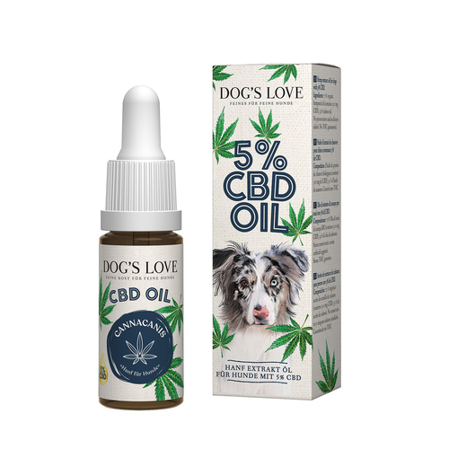 Dog&#039;s Love Canna CBD huile 5% 10ml - MyStetho Veterinary