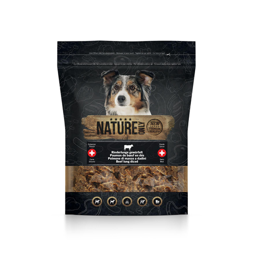 Nature Only Poumon de bœuf en dés 260g - MyStetho Veterinary