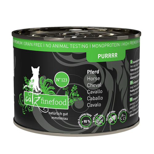 Catz Finefood Purrrr No. 123 avec cheval, 200g - MyStetho Veterinary