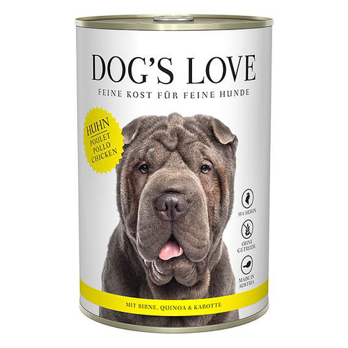 Dog&#039;s Love Calssic adult Poulet &amp; poire &amp; quinoa &amp; carottes 400g - MyStetho Veterinary