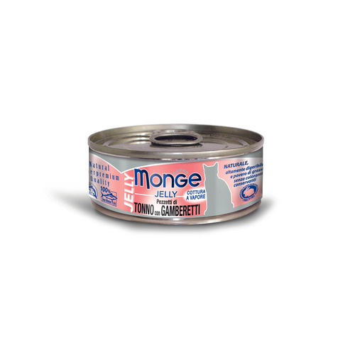 Monge Jelly Cat Thon &amp; Crevettes, 80g - MyStetho Veterinary