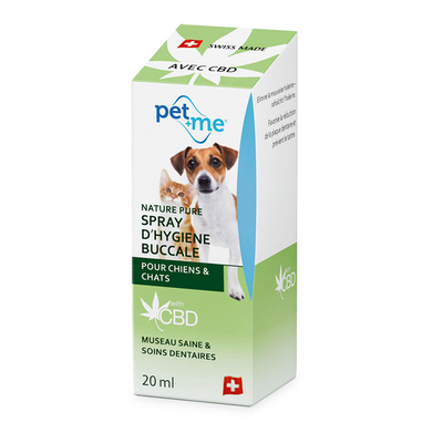 Pet+me Spray pour hygiène buccale,20ml - MyStetho Veterinary