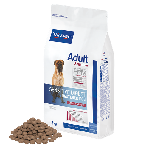 HPM Adult Sensitive Dog Neutered Large & Medium 12 kg - MyStetho Veterinary