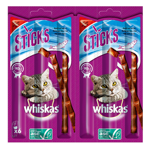 Whiskas Sticks Saumon - MyStetho Veterinary