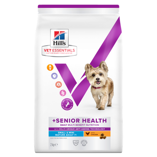 Hill's Vet Essentials MULTI-BENEFIT + Senior Health Mature Adult 7+ Small & Mini Huhn 2 kg - MyStetho Veterinary