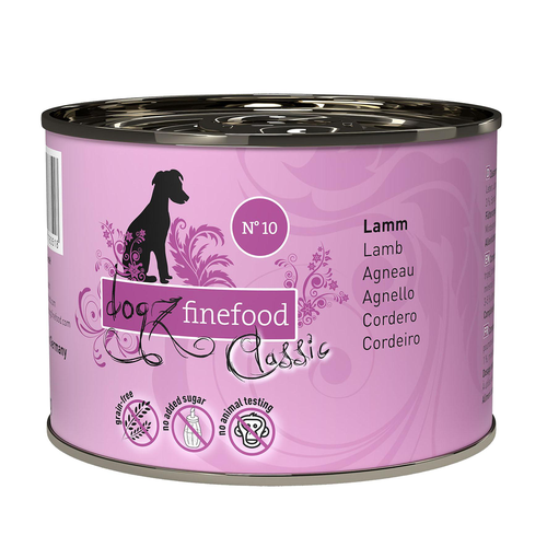 Dogz Finefood No.10 agneau 200g - MyStetho Veterinary