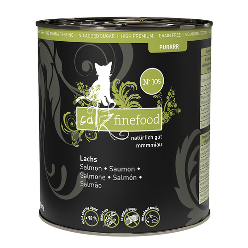 Catz Finefood Purrrr No. 105 avec saumon, 750g - MyStetho Veterinary