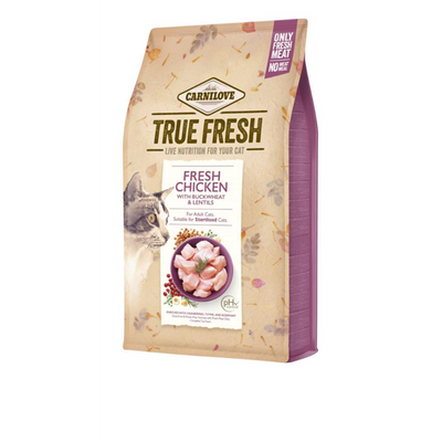 Carnilove Feline Adulte True Fresh - Poulet frais 4,8kg - MyStetho Veterinary