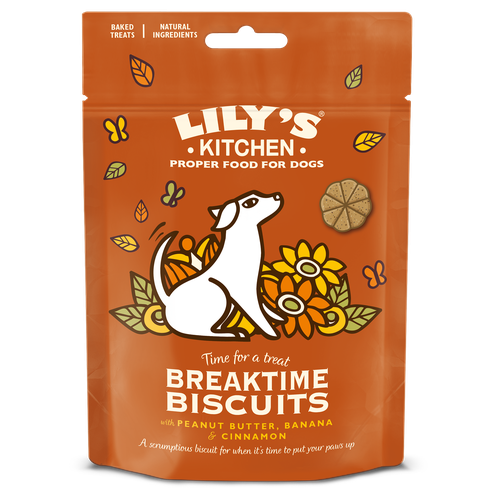 Lily's Kitchen Breaktime Biscuits Peanut Butter  80g - MyStetho Veterinary