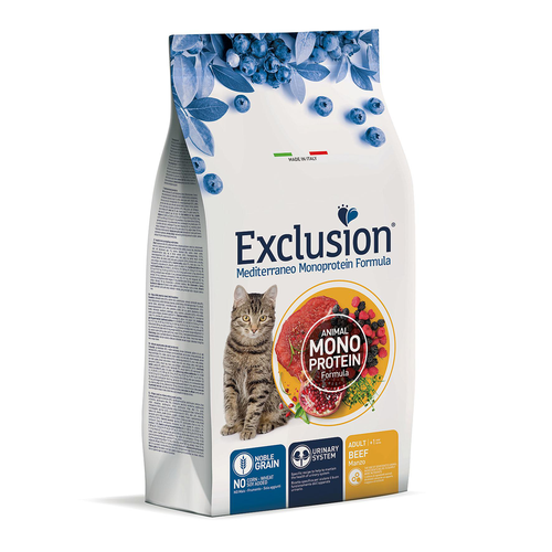 Exclusion Cat Adult Beef 1,5kg - MyStetho Veterinary