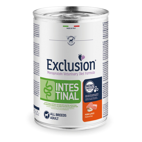 Exclusion Dog VET Adult All Br Pork 400g - MyStetho Veterinary