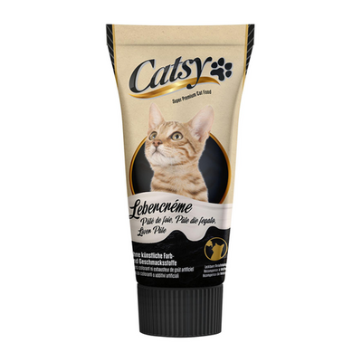 Catsy Casty Premium crème au foie 75g - MyStetho Veterinary