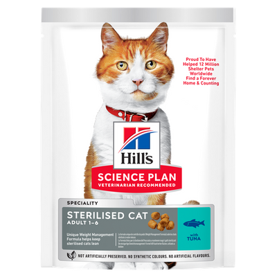 Hill's Science Plan Sterilised Cat Adult Tuna 1.5 kg - MyStetho Veterinary