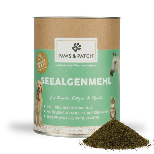 Paws&Patch FARINE D'ALGUES MARINES pour chiens, chats et chevaux 250g - MyStetho Veterinary