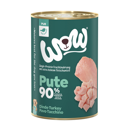 WOW 100% Dinde PUR, 400g - MyStetho Veterinary