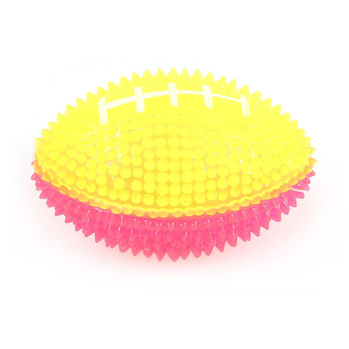 Swisspet Ballon de rugby lumineux, rose-jaune - MyStetho Veterinary