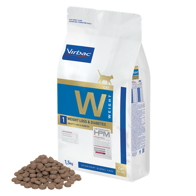 HPM Cat Weight W1 Loss & Diabetes 1,5 kg - MyStetho Veterinary