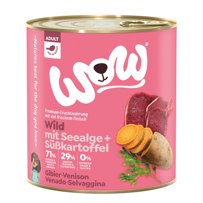 WOW Adult gibier avec patates douces, 800g - MyStetho Veterinary