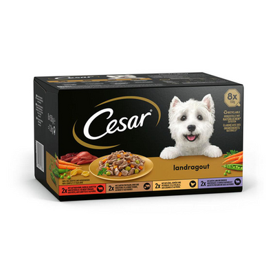 Cesar Landragout en Sauce Culinaria, 8x150g - MyStetho Veterinary